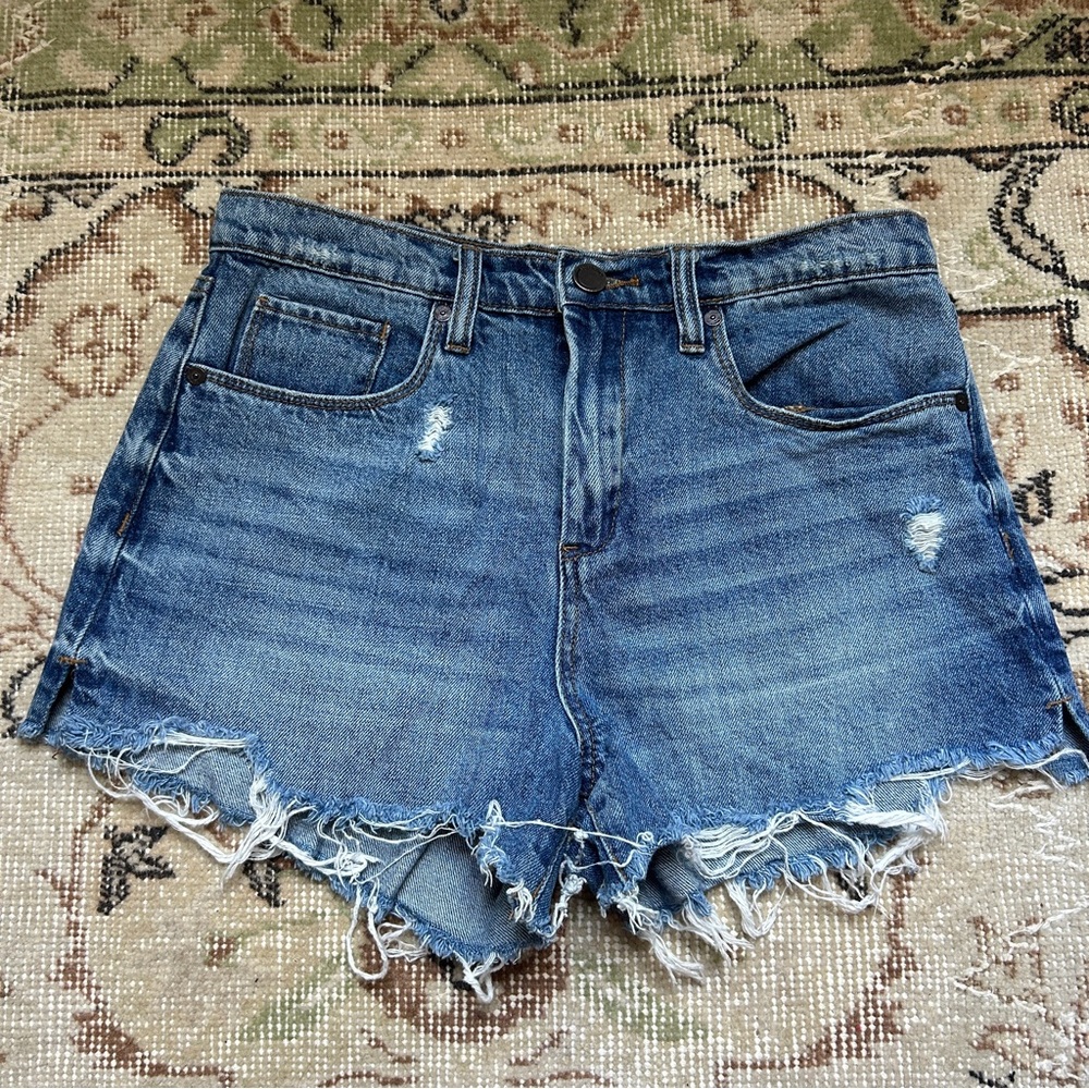Blank NYC Pin-Up High Rise Denim Shorts Size 28
